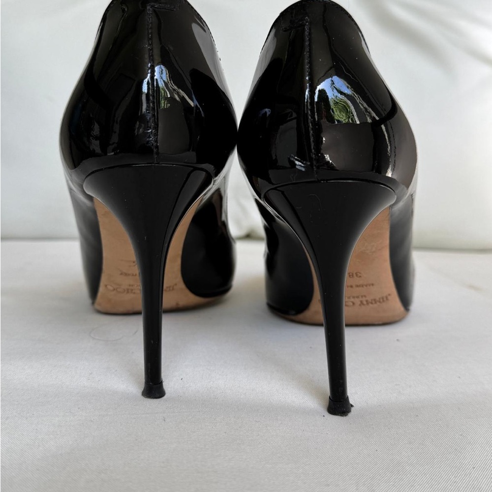 Jimmy Choo Black Patent Leather Heels